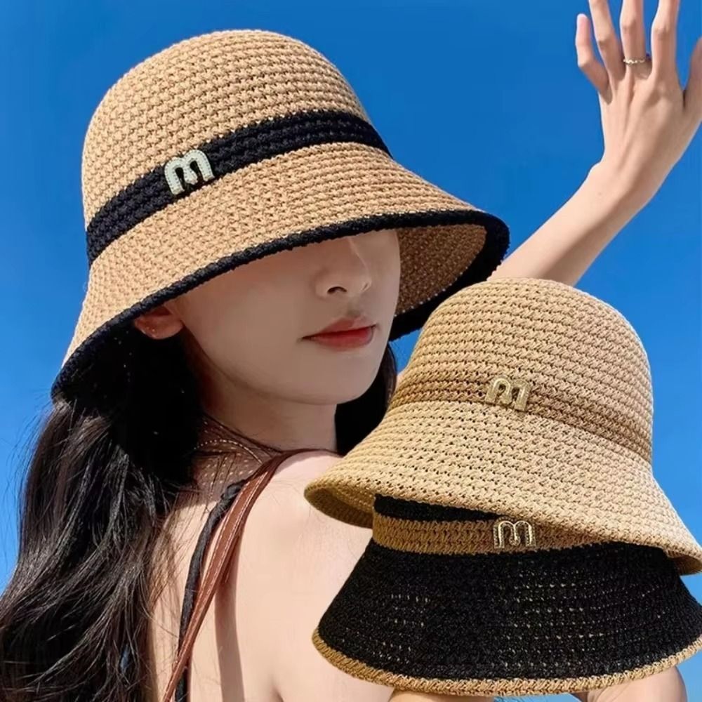 Breathable Elegant Bow Fisherm - Bucket Hat Straw review and price