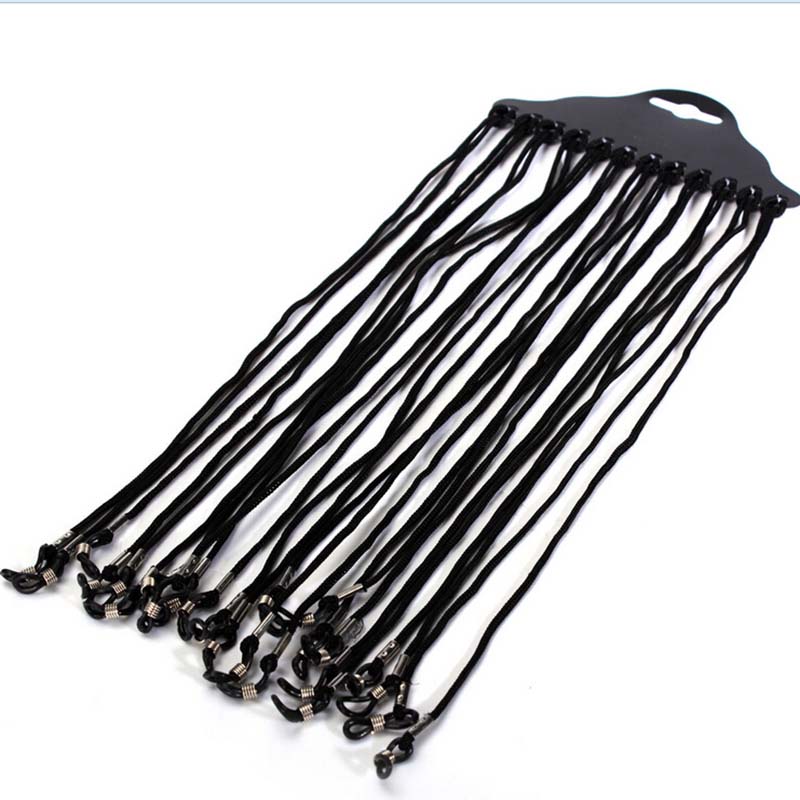 12pcs/set Black Nylon Cord Eye - Sunglass Retainer Cord review and price