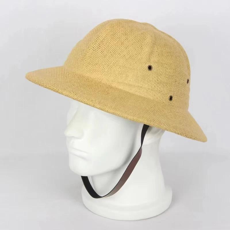100% Straw Helmet Pith Sun Hat - Bucket Hat Straw review and price
