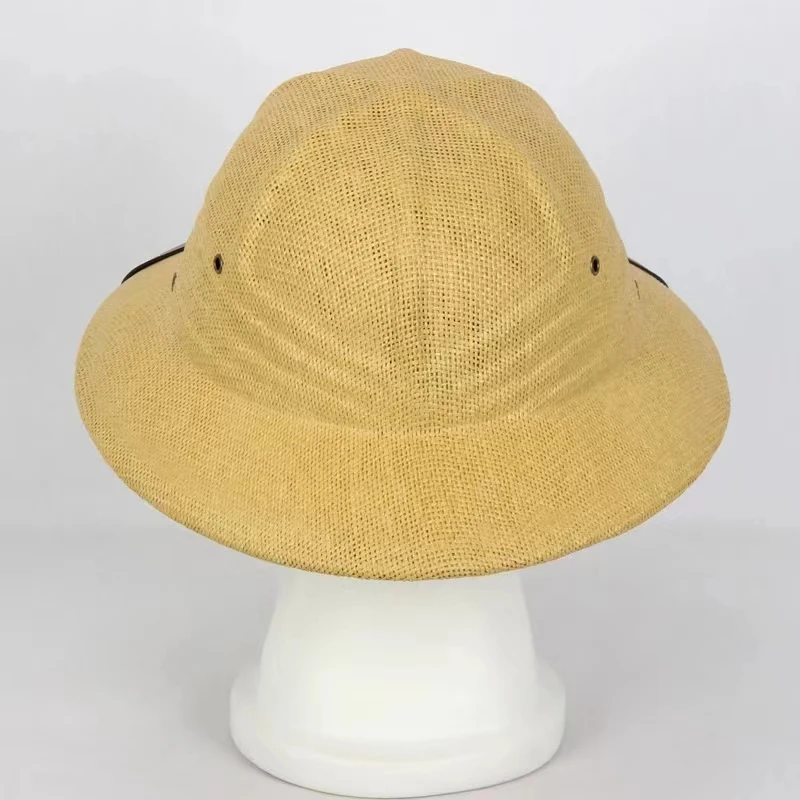 100% Straw Helmet Pith Sun Hat - Bucket Hat Straw review and price