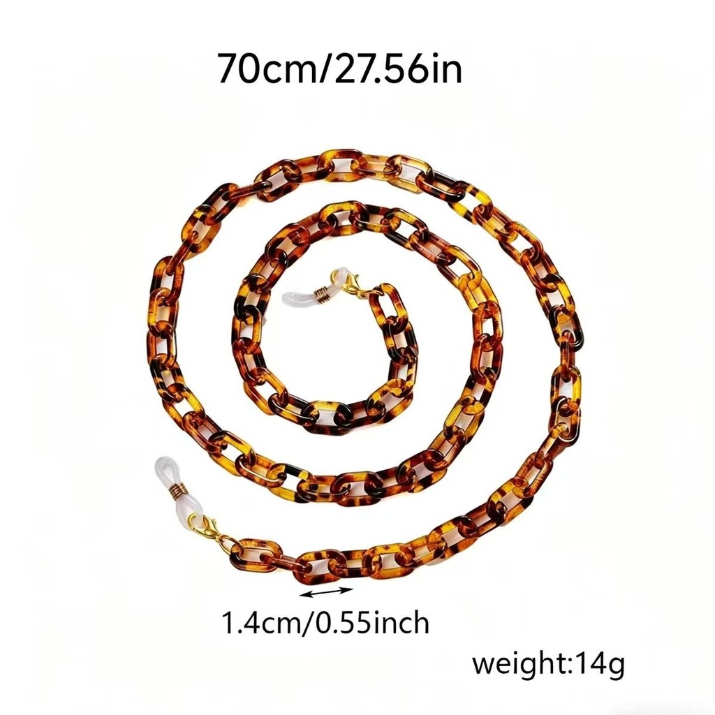 KLASSNUM Multicolor Brown Acry - Sunglass Retainer Cord review and price