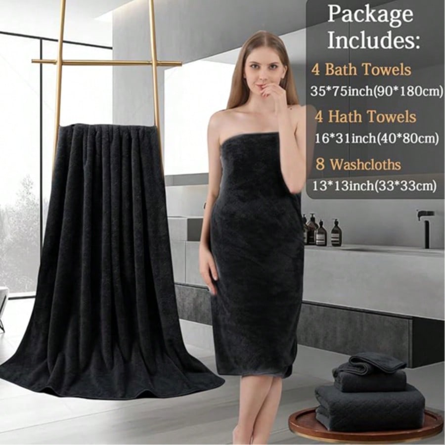 Oversized Bath Towel Set Luxur - Beach Towel Large review and price