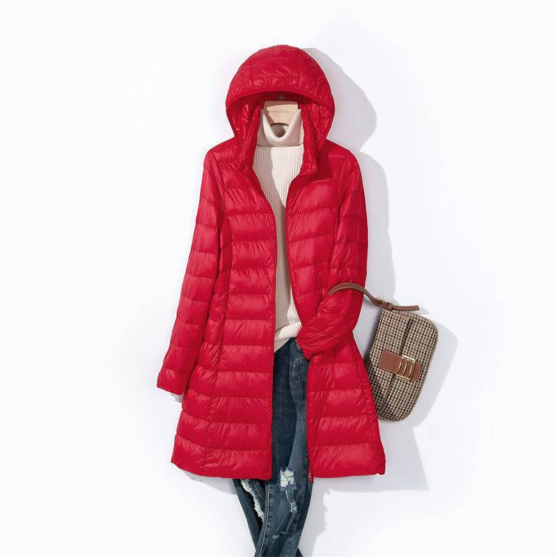 Women Long Puffer Jackets 2024 - Packable Hat Nylon review and price