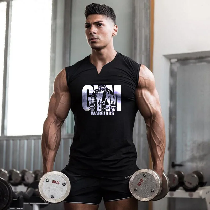 Summer Running V Neck Vests Gy - Tank Top Muscle review and price