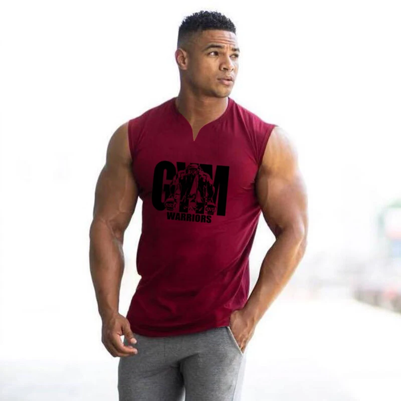 Summer Running V Neck Vests Gy - Tank Top Muscle review and price