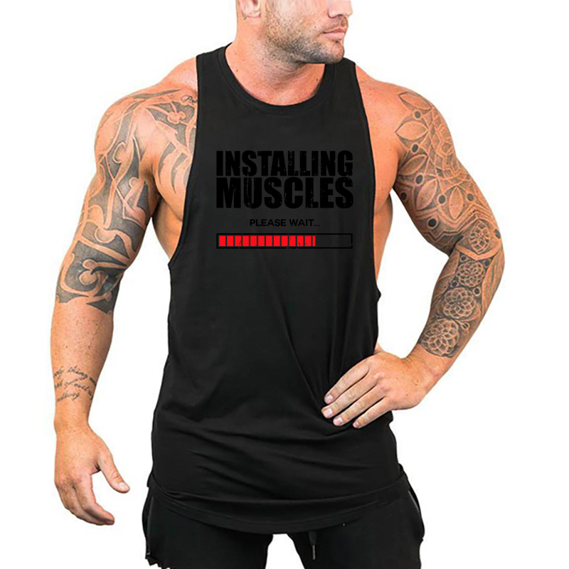 Installing Muscles Please Wait - Tank Top Muscle review and price
